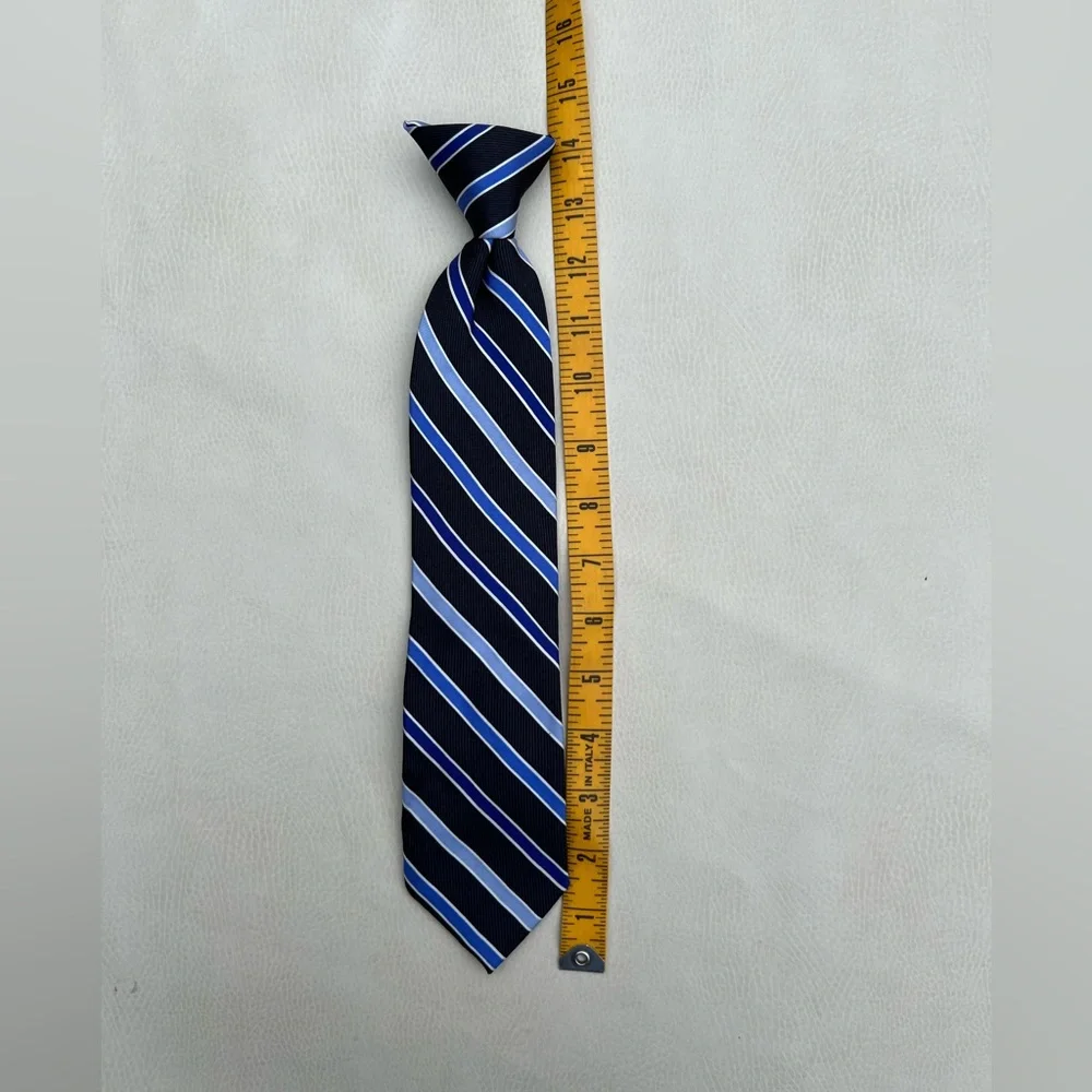 CHAPS Boys Clip on Stripe Neck Tie